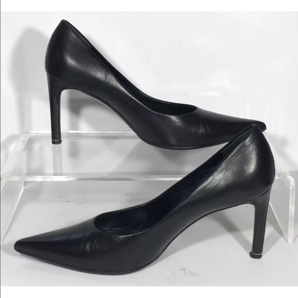 HELMUT Lang Metal Accent Stiletto Heels 36 5.5/6 - Picture 5 of 8